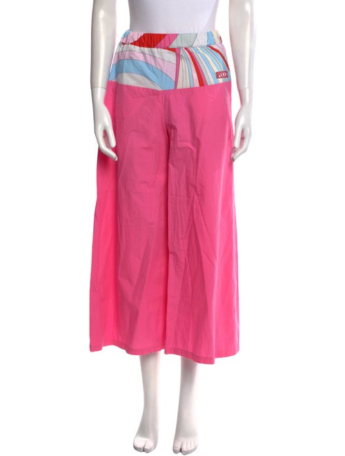 Emilio Pucci Printed Wide Leg Pants