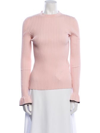 Emilio Pucci Mock Neck Long Sleeve Top