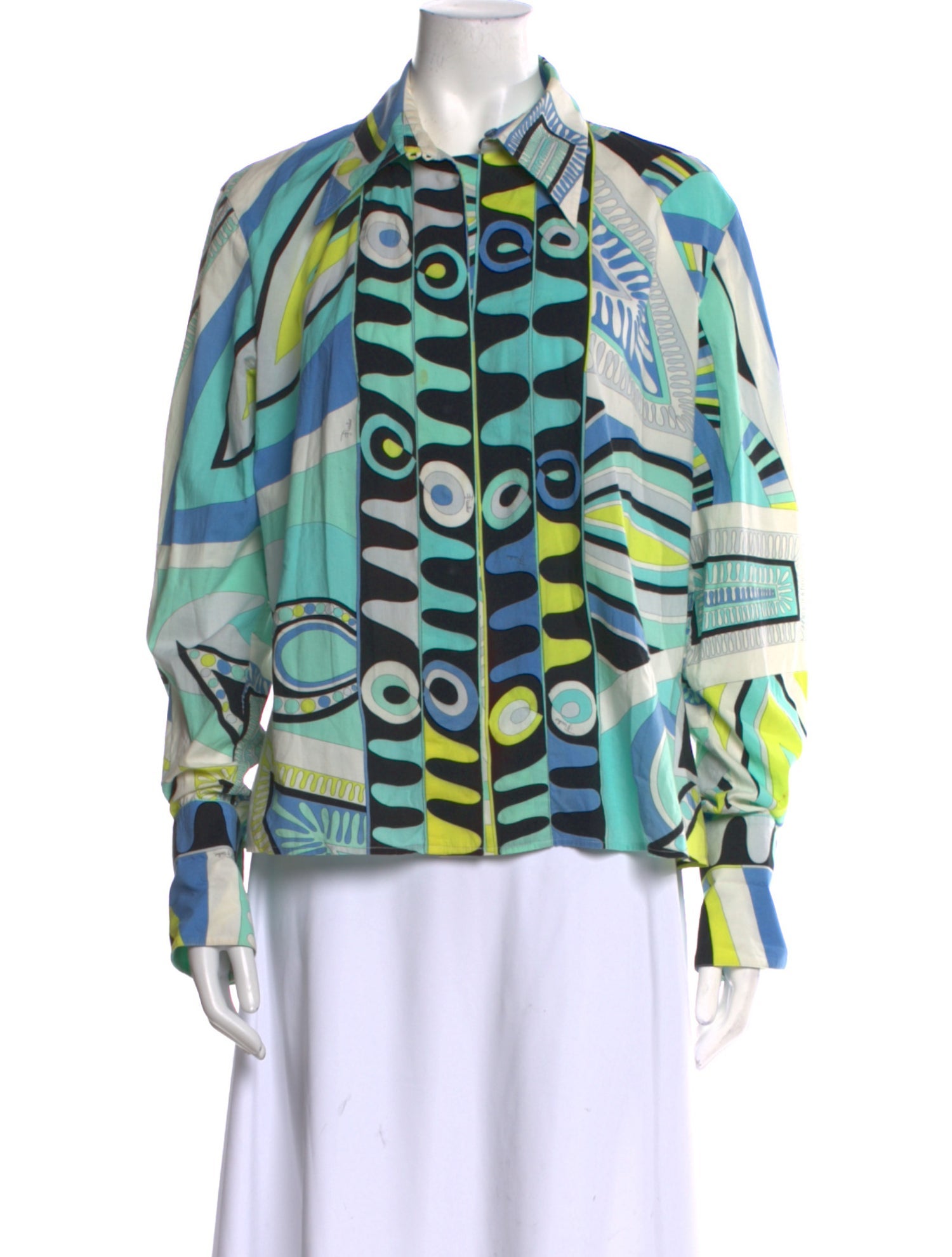 Emilio Pucci Vintage 1990's Button-Up Top