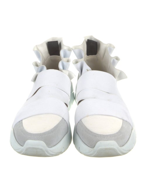 Emilio Pucci Suede Colorblock Pattern Sneakers