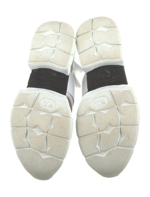 Emilio Pucci Suede Colorblock Pattern Sneakers