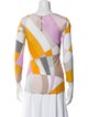 Emilio Pucci Printed V-Neck Blouse