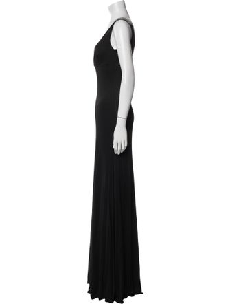 Emilio Pucci V-Neck Long Dress