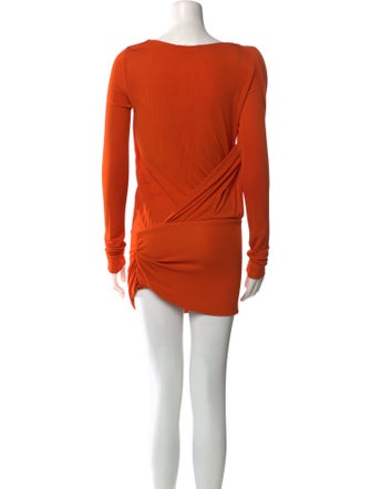 Emilio Pucci Bateau Neckline Mini Dress