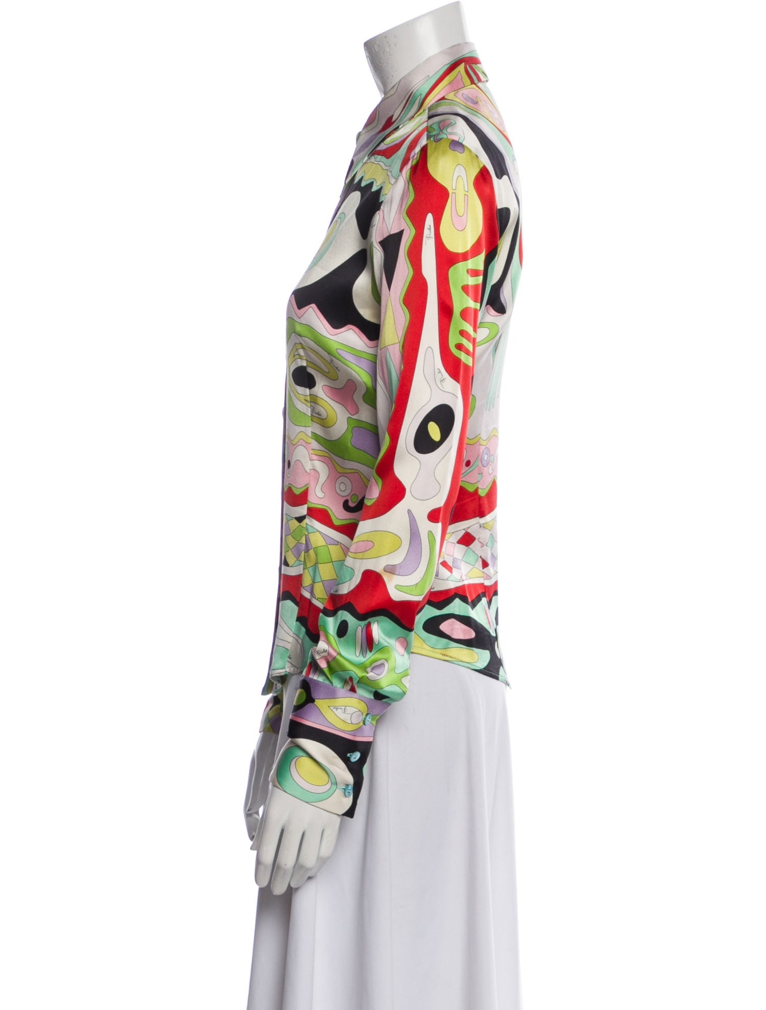 Emilio Pucci Vintage 2000's Button-Up Top