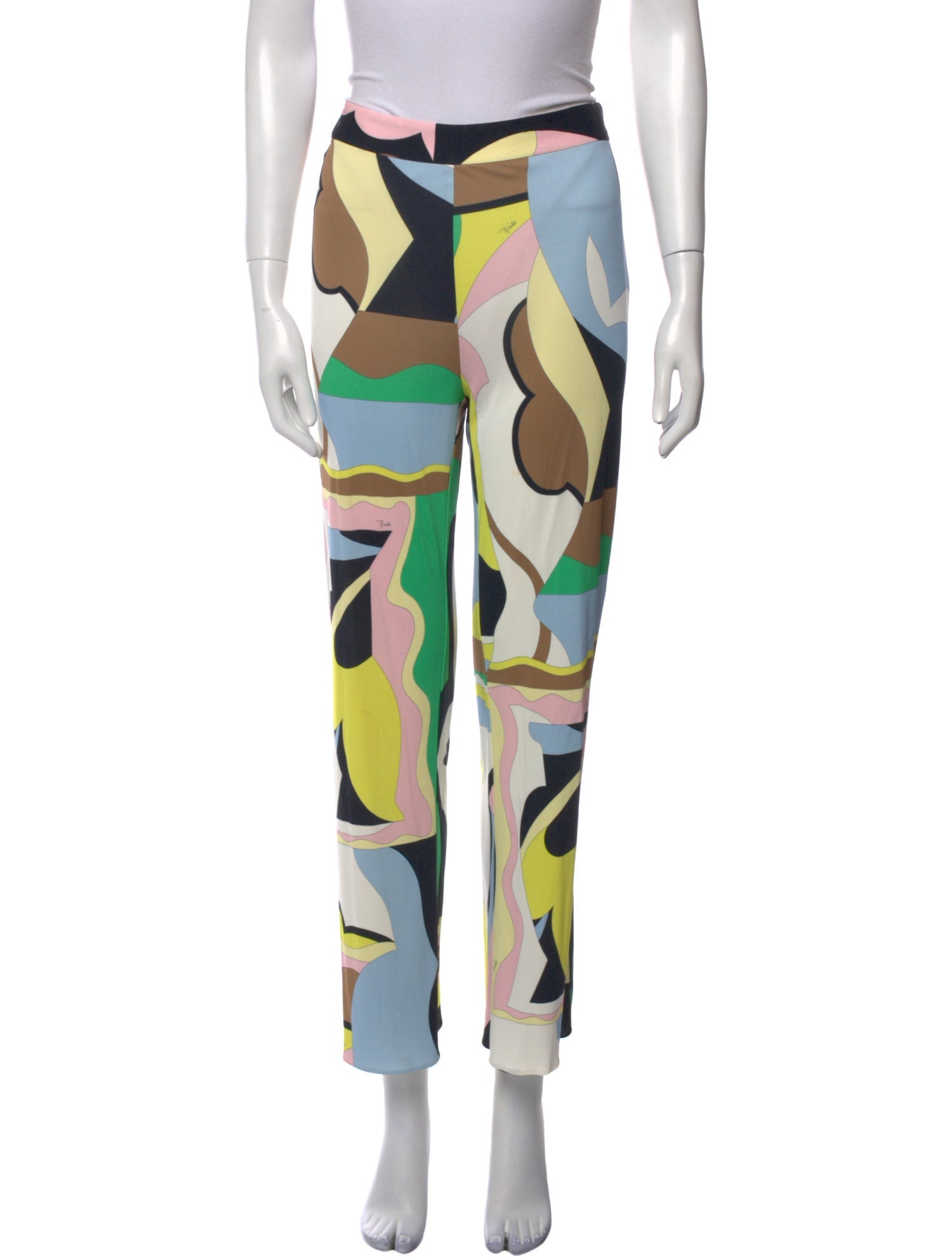 Emilio Pucci Printed Wide Leg Pants