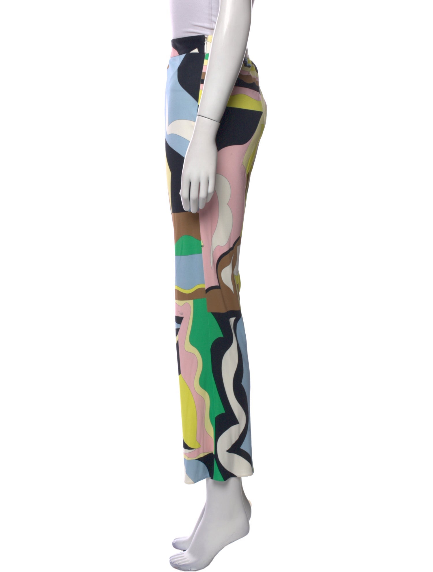 Emilio Pucci Printed Wide Leg Pants