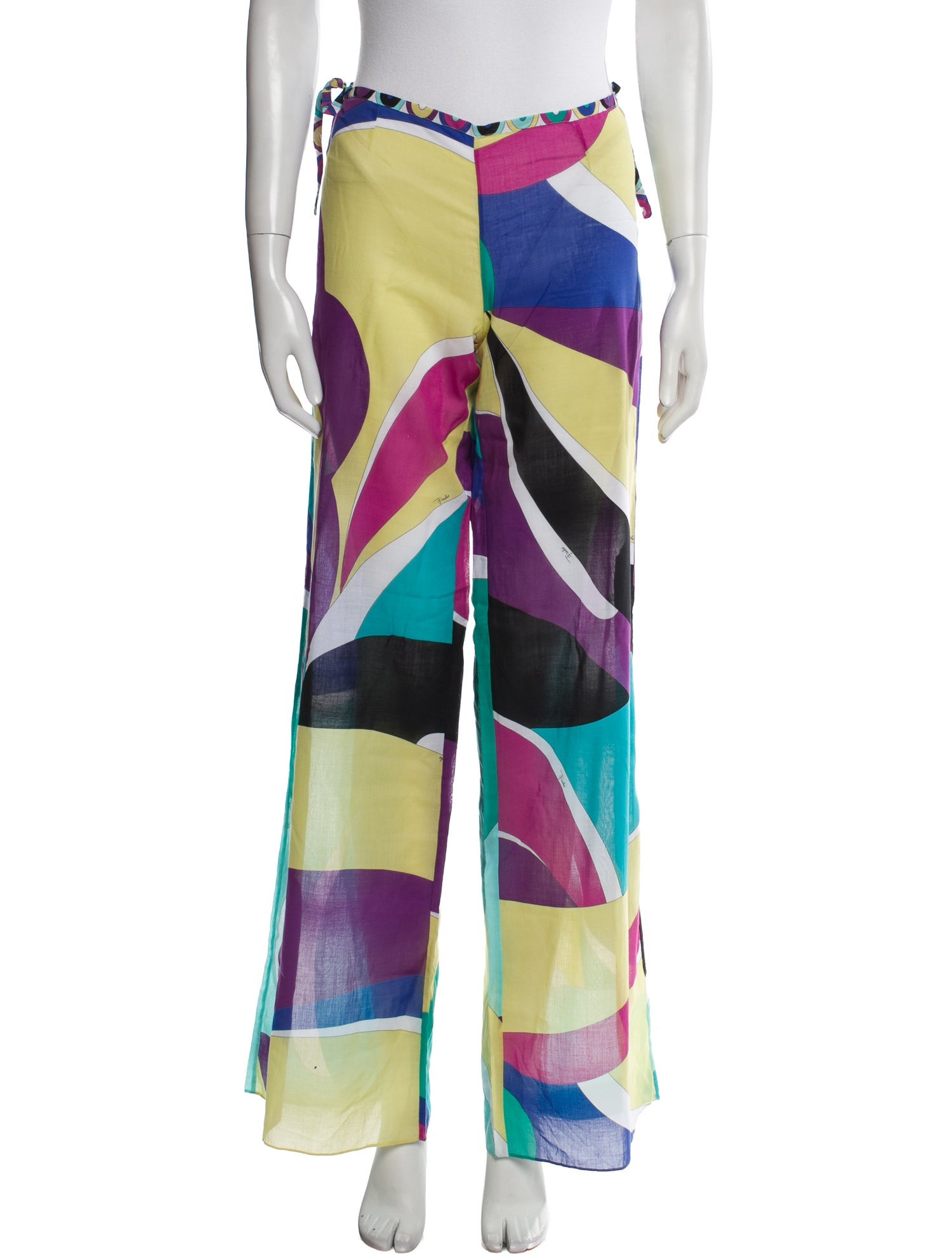 Emilio Pucci Vintage Wide Leg Pants