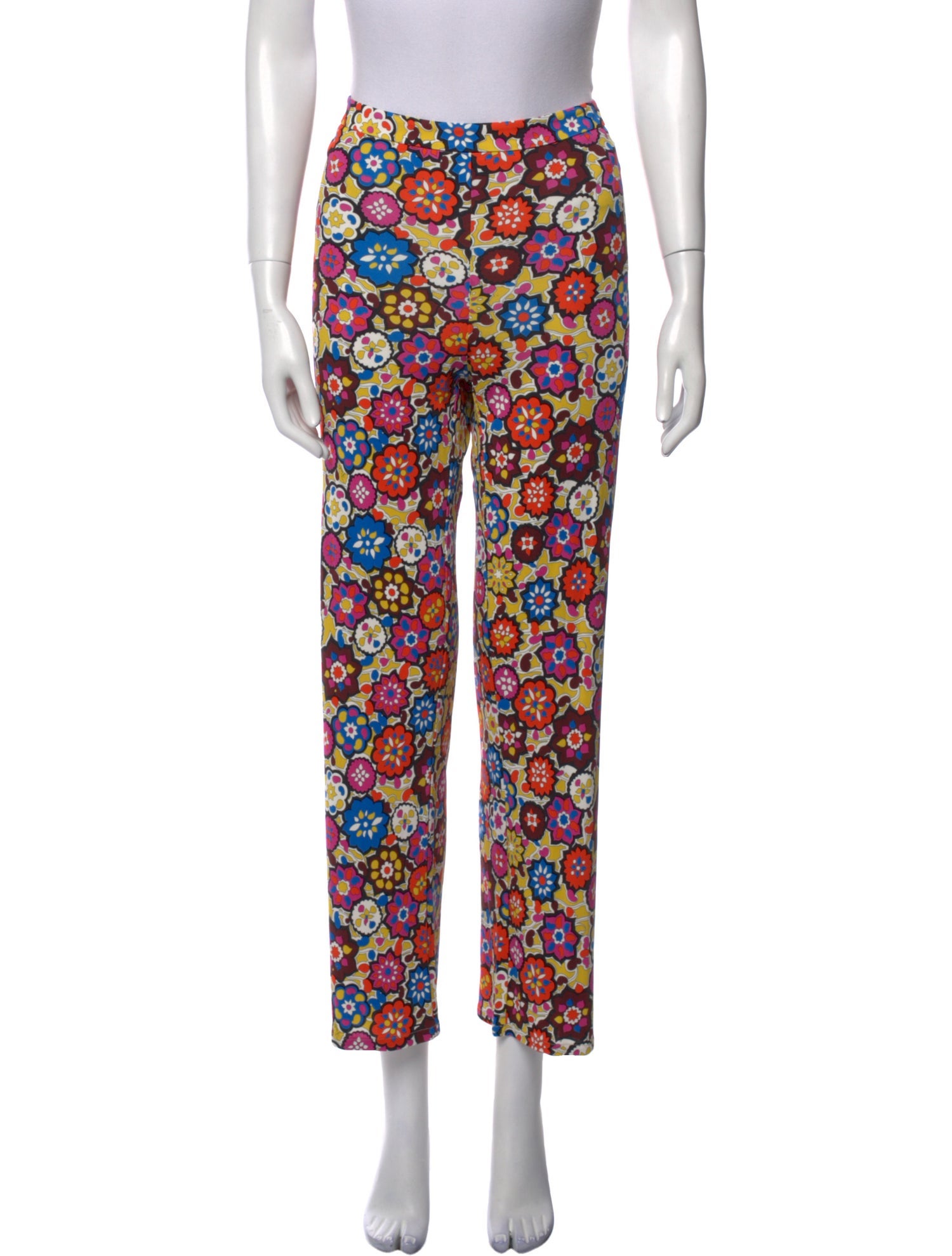 Emilio Pucci Printed Wide Leg Pants