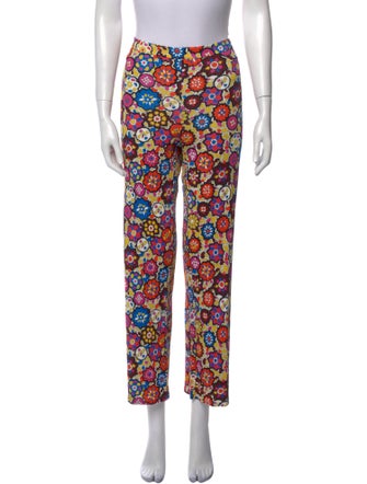 Emilio Pucci Printed Wide Leg Pants
