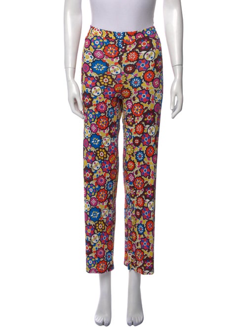 Emilio Pucci Printed Wide Leg Pants