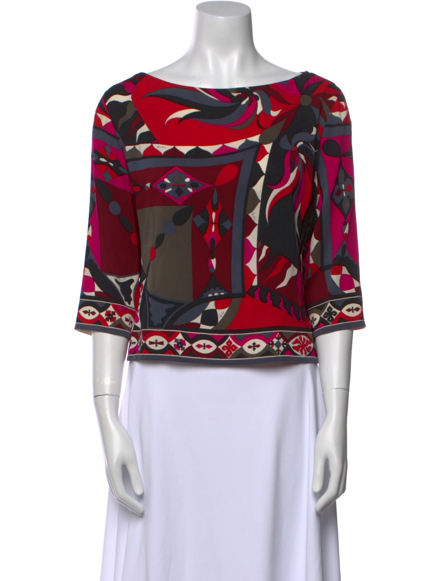 Emilio Pucci Vintage Late 1980's - Early 1990's Blouse