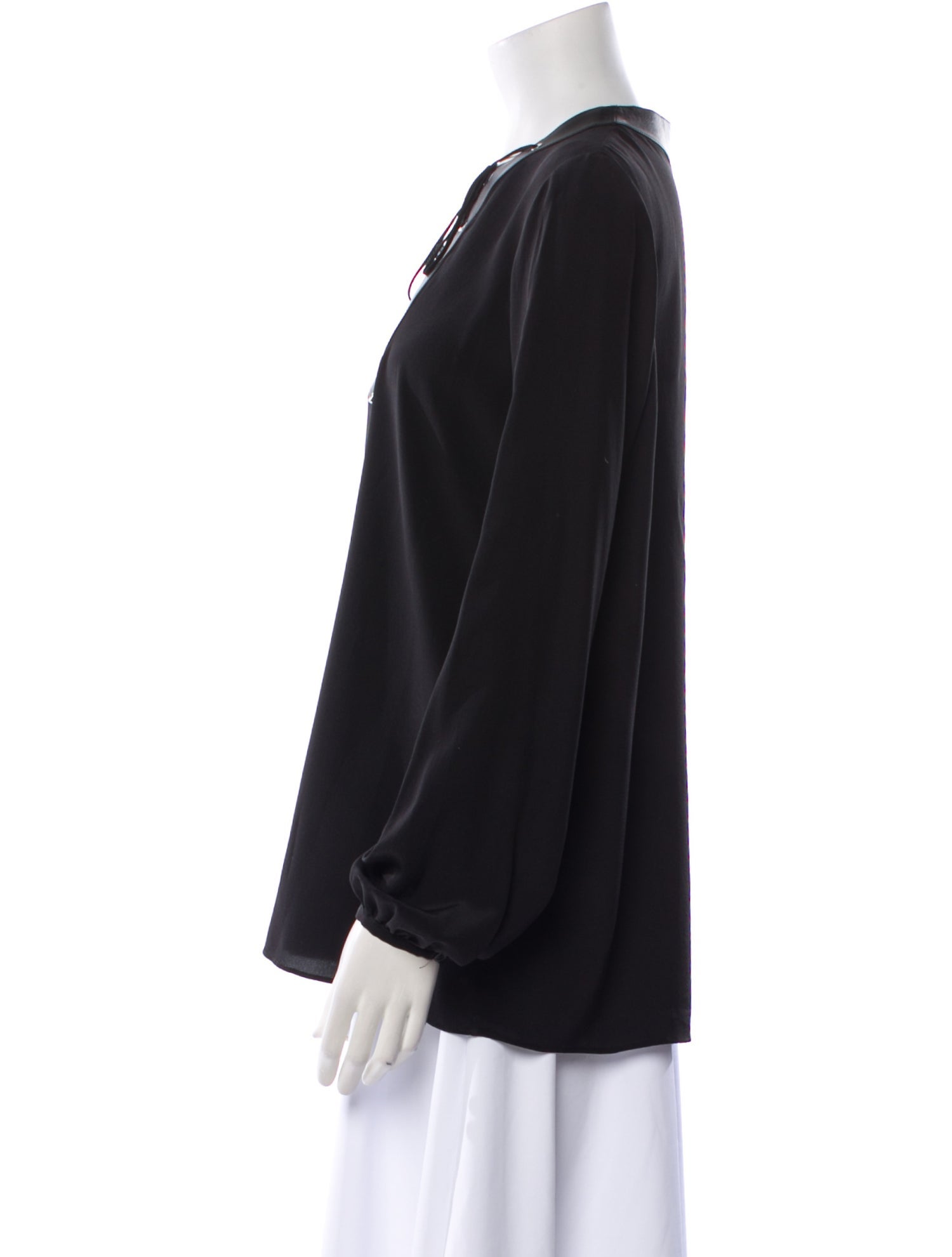 Emilio Pucci Silk V-Neck Blouse