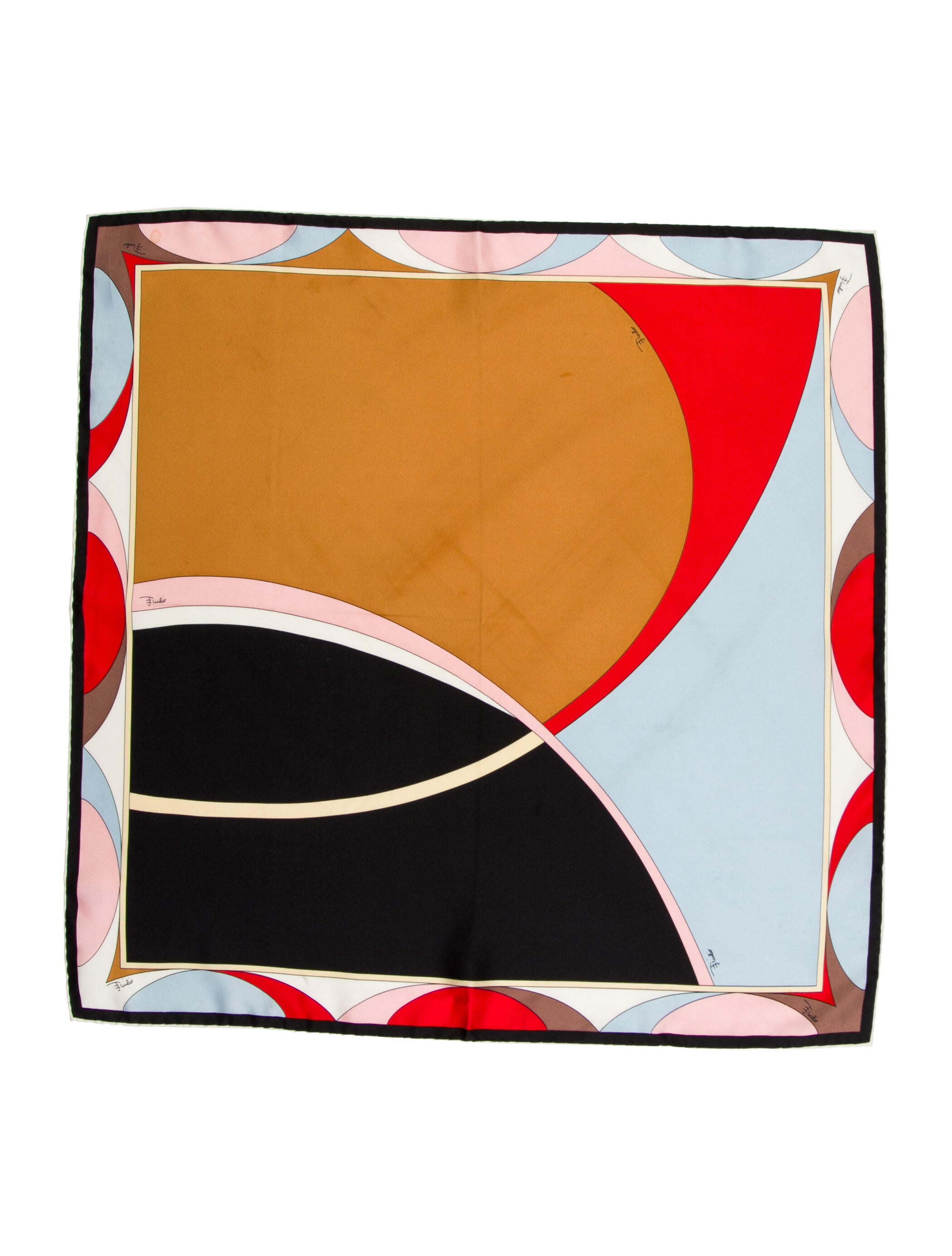 Emilio Pucci Silk Printed Scarf