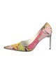 Emilio Pucci Satin Printed Pumps