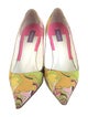Emilio Pucci Satin Printed Pumps