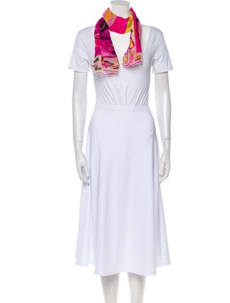 Emilio Pucci Silk Floral Print Scarf