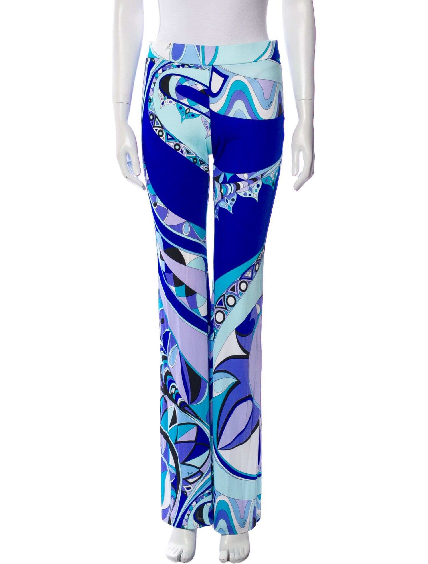 Emilio Pucci Printed Wide Leg Pants