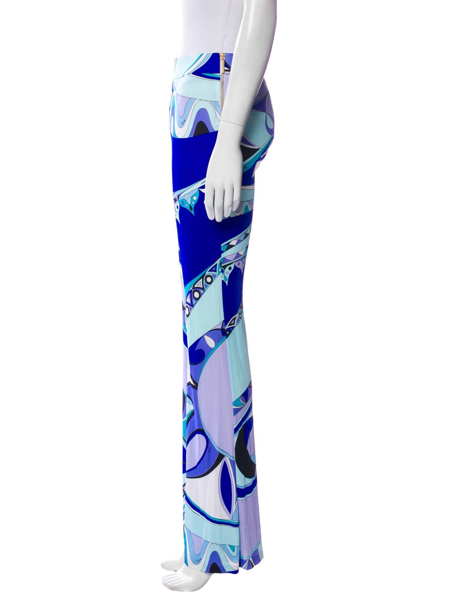 Emilio Pucci Printed Wide Leg Pants