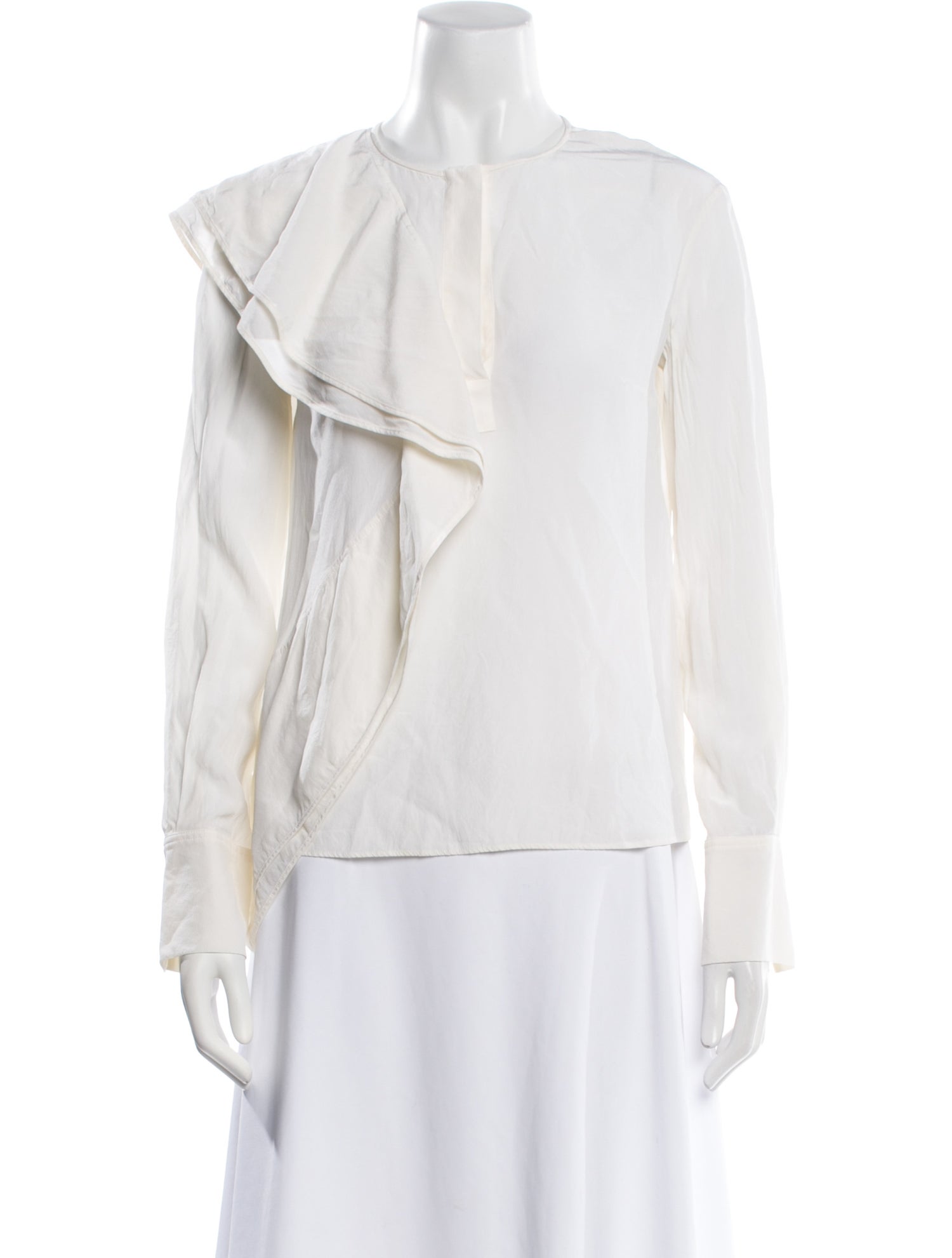 Emilio Pucci Silk Crew Neck Blouse