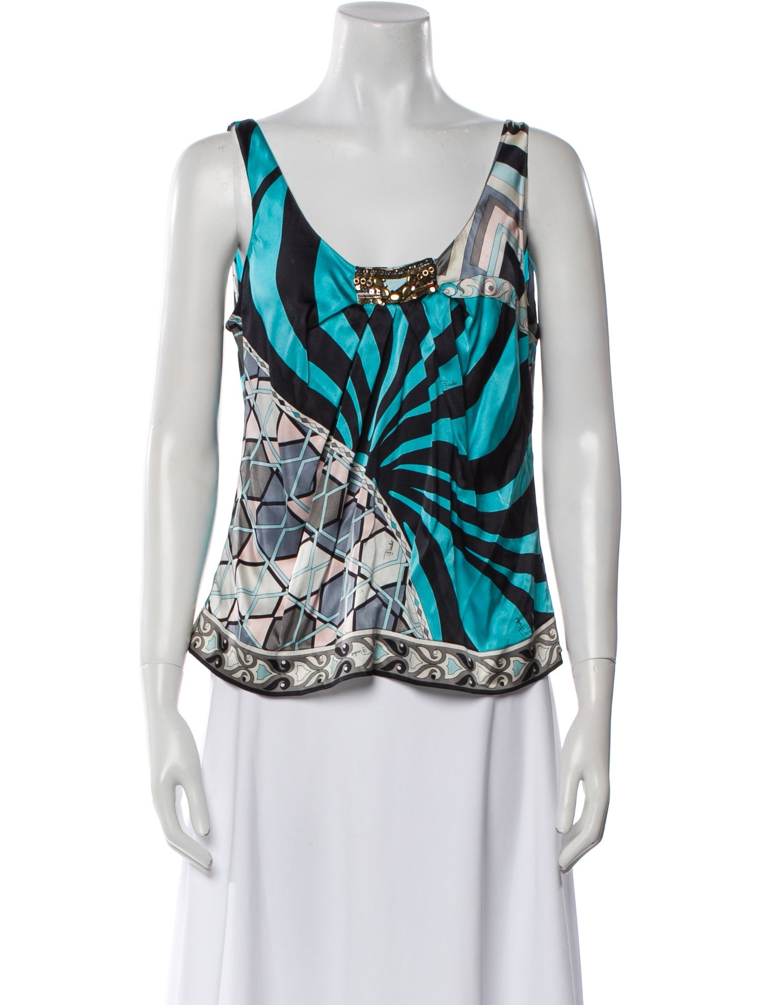 Emilio Pucci Silk Printed Top