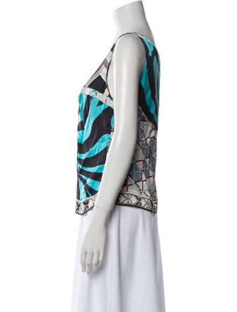 Emilio Pucci Silk Printed Top