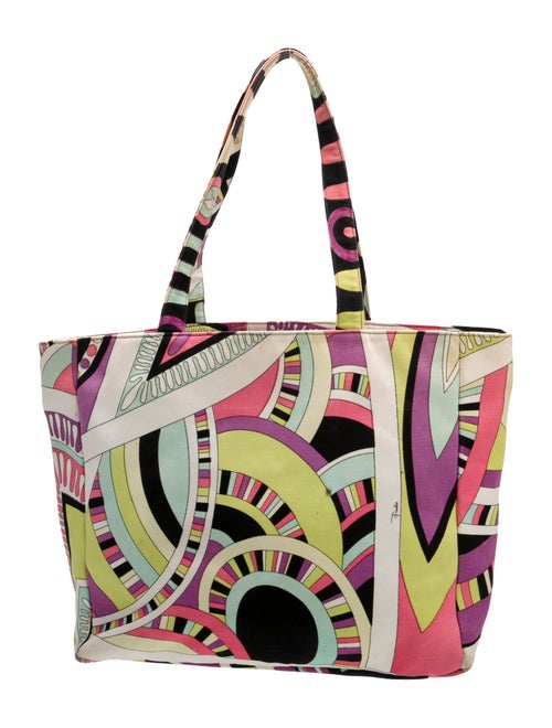 Emilio Pucci Canvas Shoulder Bag