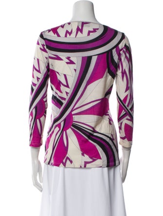 Emilio Pucci Wool Printed Blouse