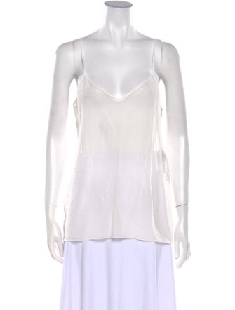 Emilio Pucci Silk V-Neck Top