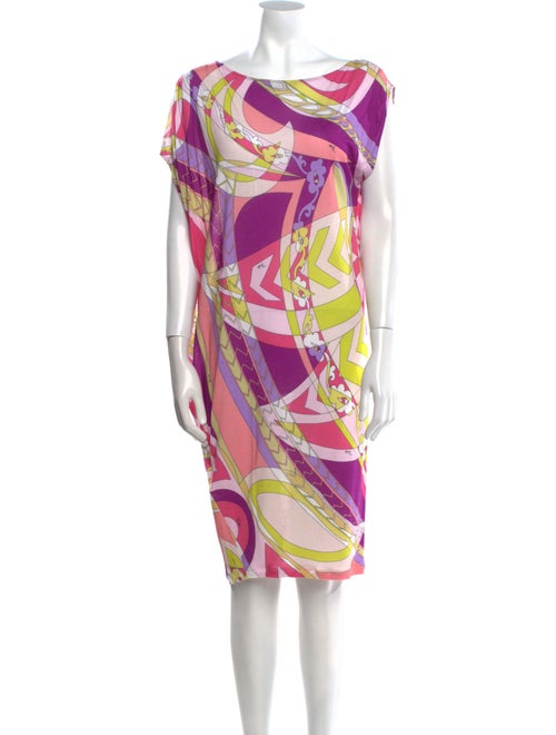 Emilio Pucci Printed Knee-Length Dress