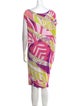 Emilio Pucci Printed Knee-Length Dress