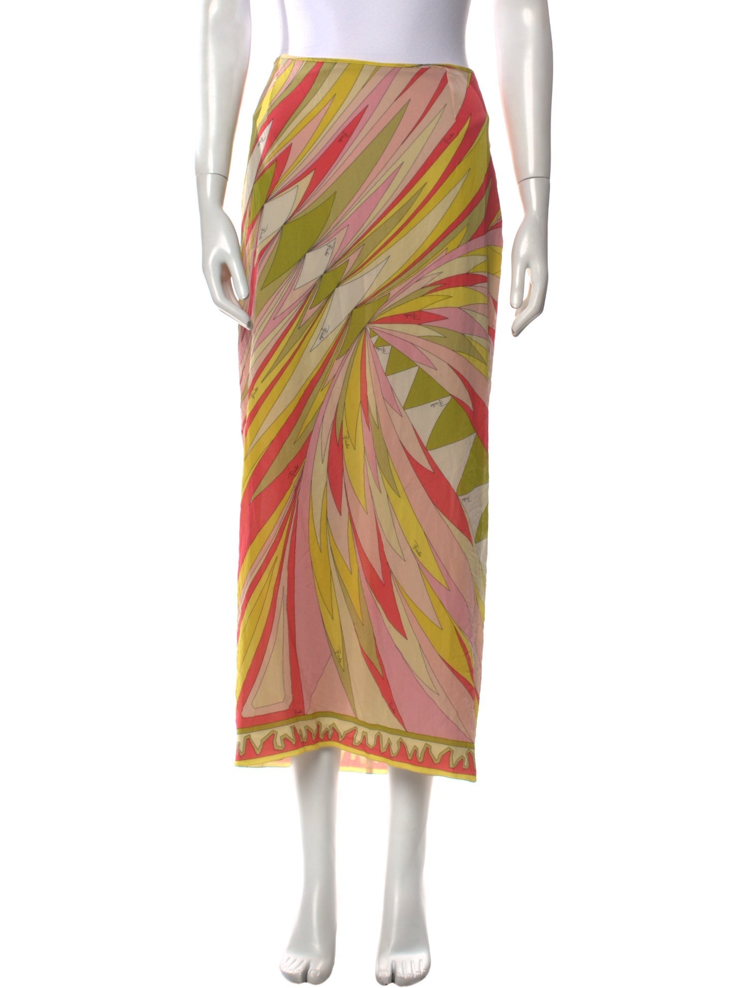Emilio Pucci Vintage Midi Length Skirt