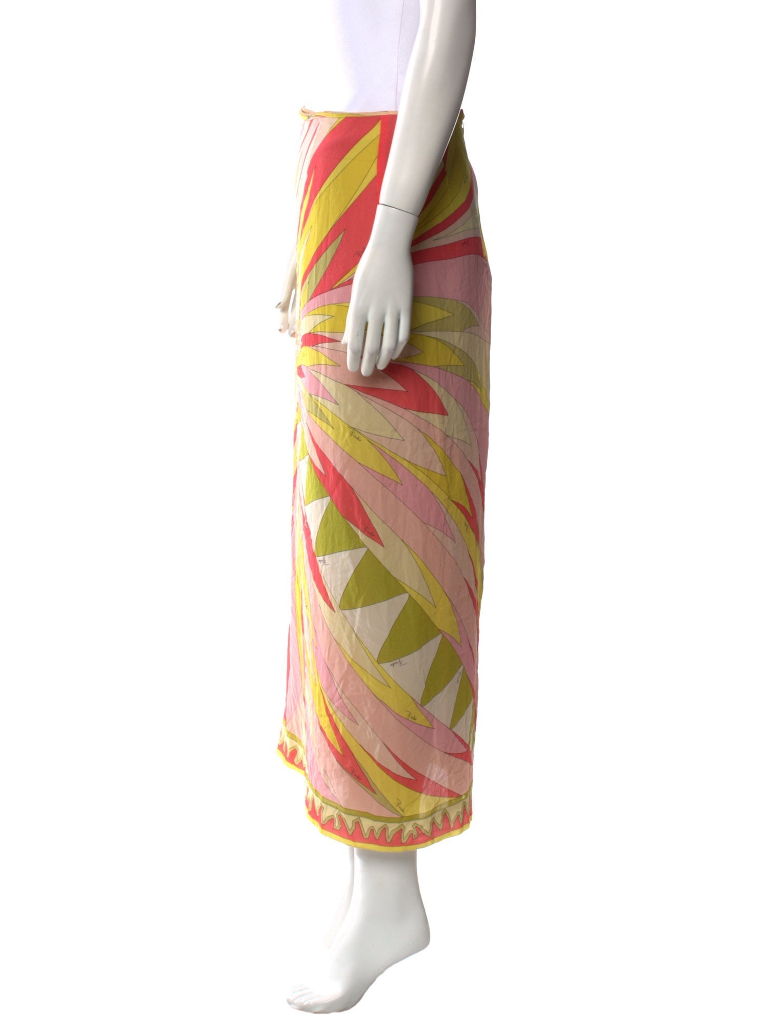 Emilio Pucci Vintage Midi Length Skirt