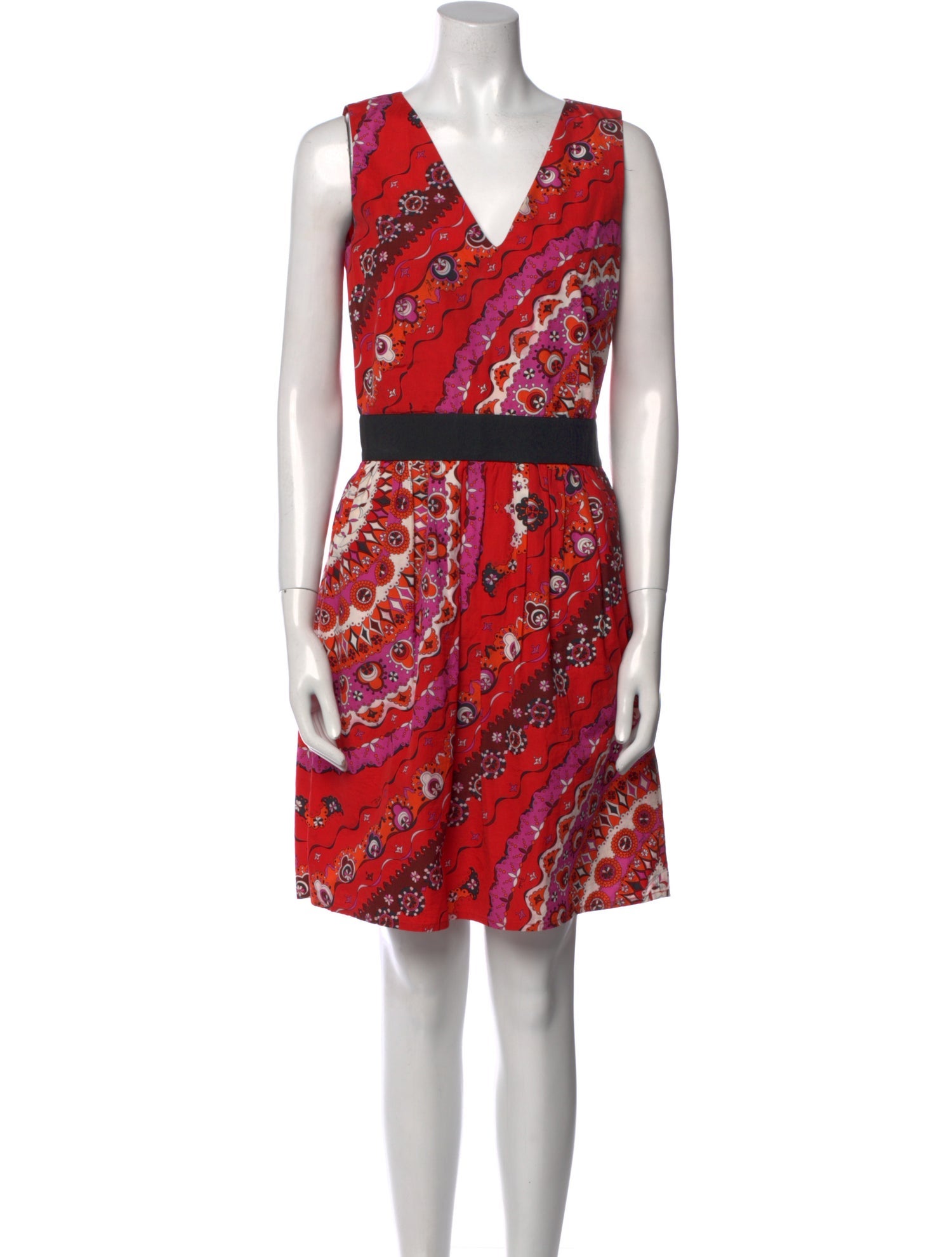 Emilio Pucci Printed Knee-Length Dress