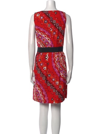 Emilio Pucci Printed Knee-Length Dress