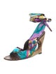 Emilio Pucci Printed Gladiator Sandals
