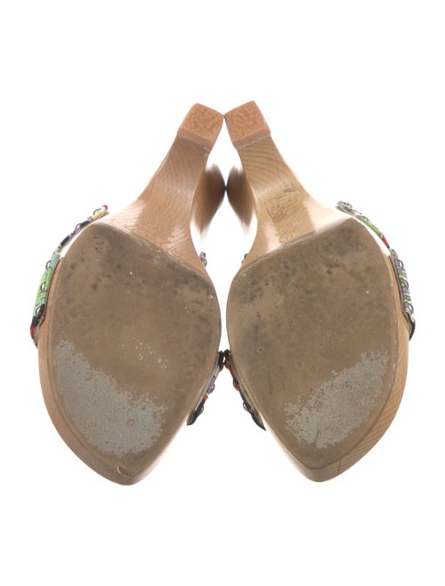 Emilio Pucci Printed Studded Accents Slides