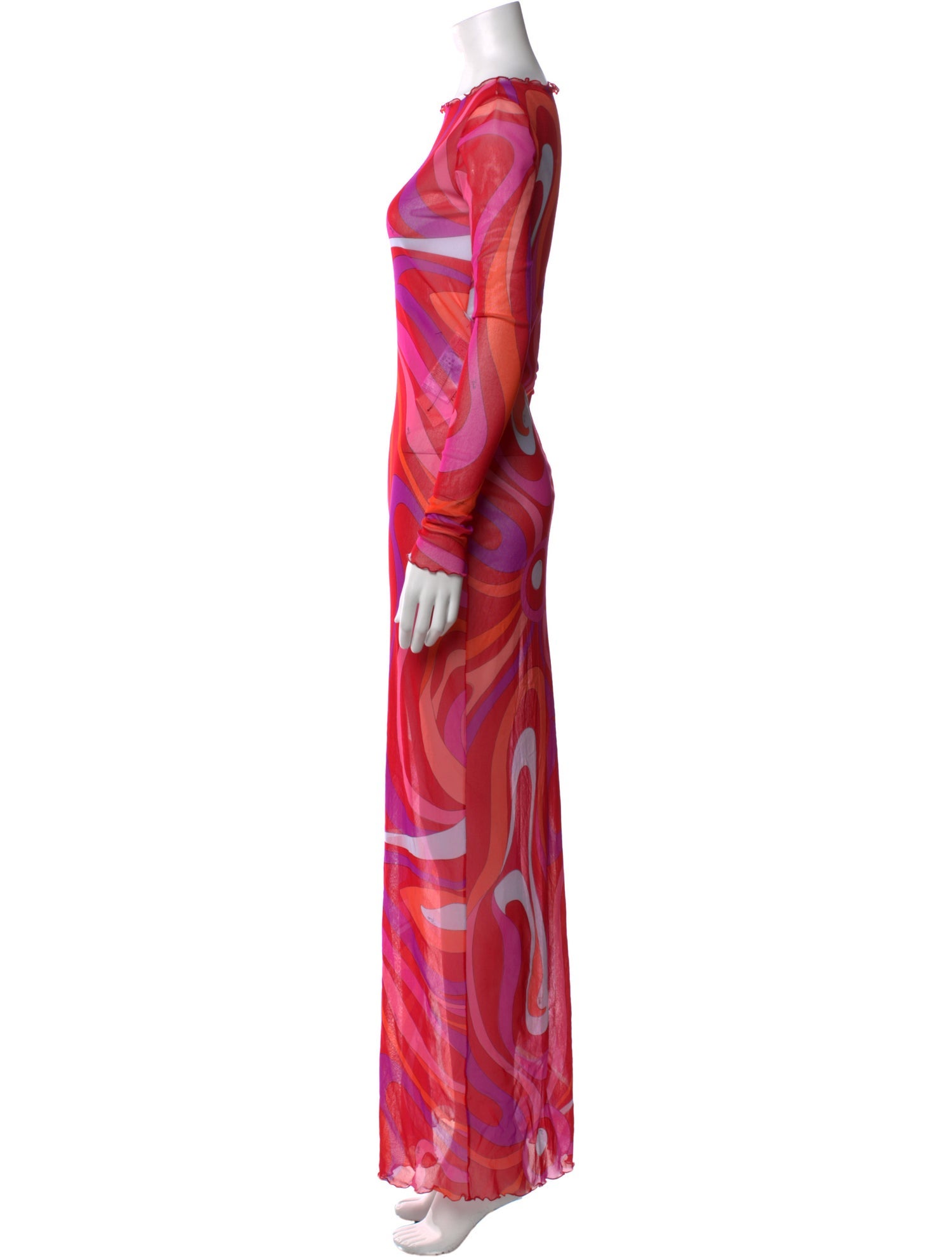Emilio Pucci Printed Long Dress