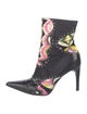 Emilio Pucci Leather Printed Boots