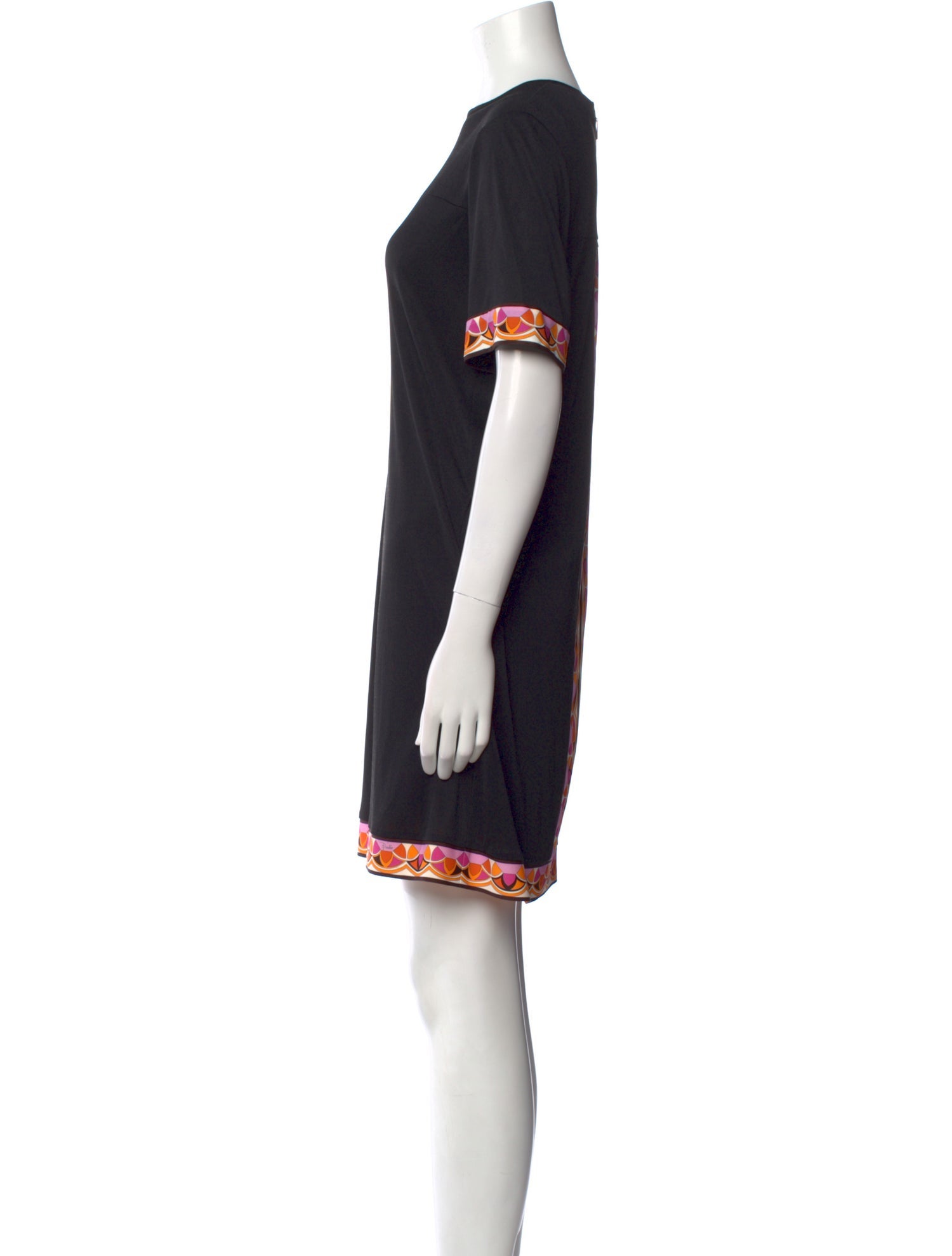 Emilio Pucci Colorblock Pattern Mini Dress