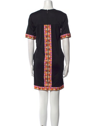Emilio Pucci Colorblock Pattern Mini Dress