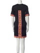 Emilio Pucci Colorblock Pattern Mini Dress