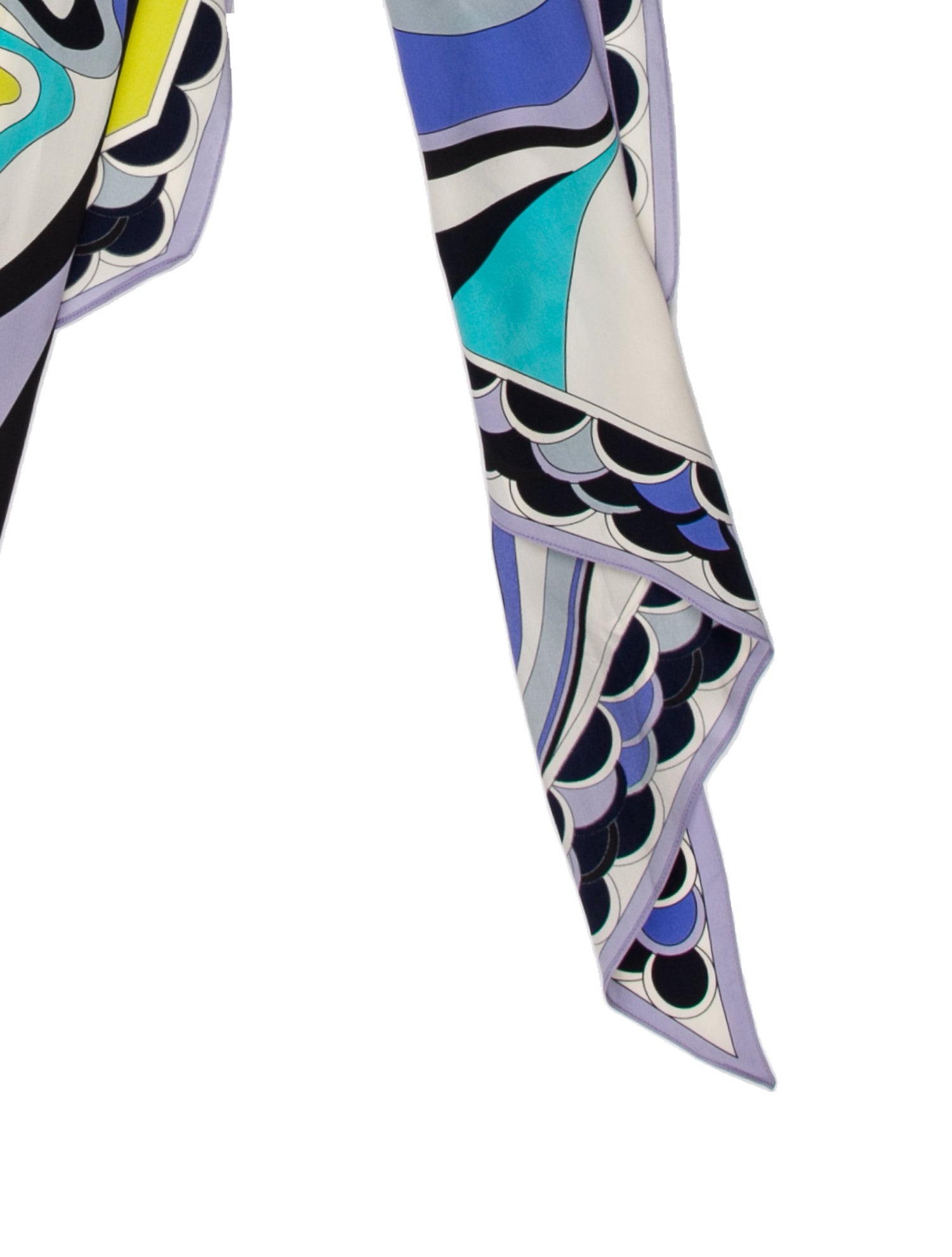 Emilio Pucci Silk Floral Print Scarf