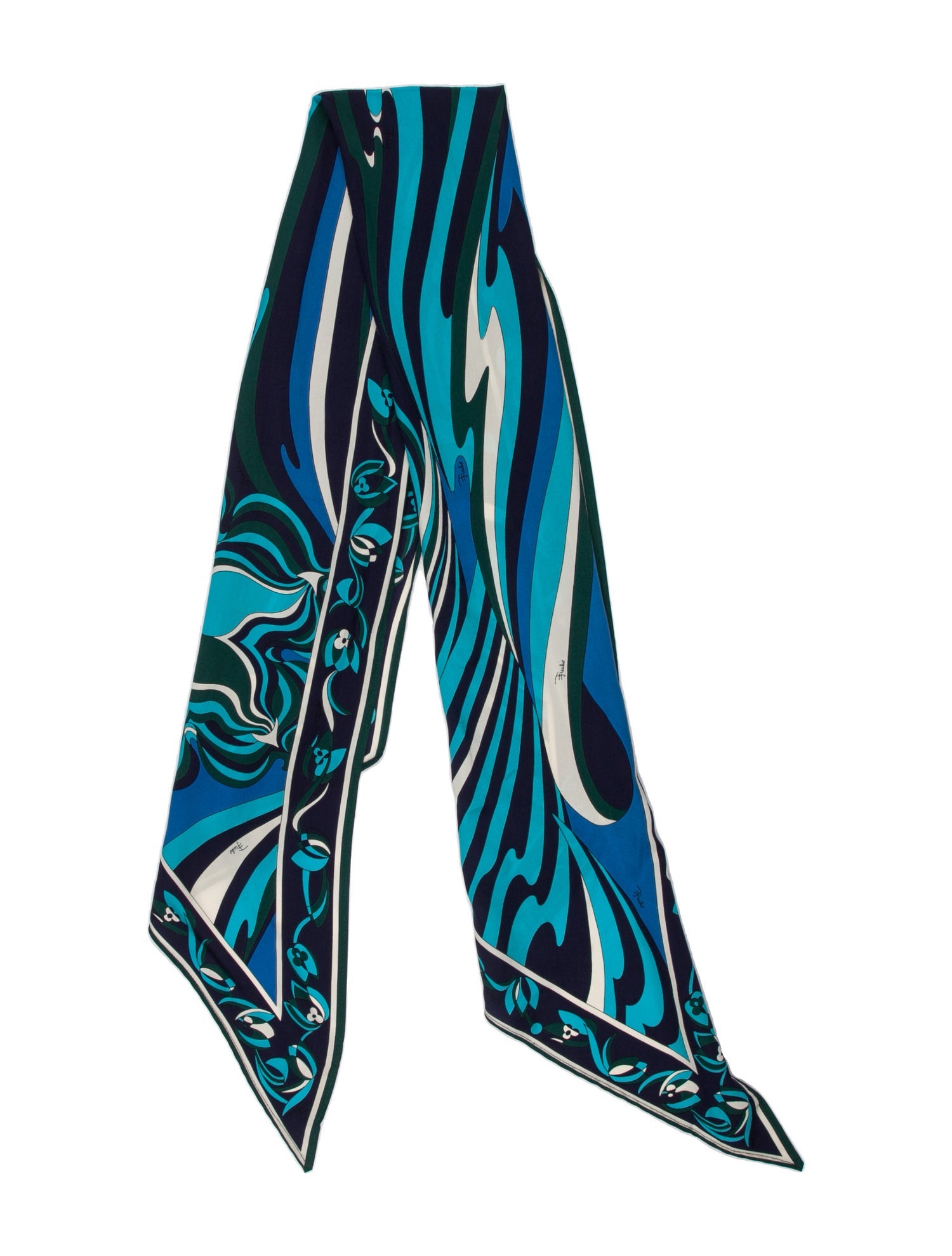 Emilio Pucci Silk Printed Scarf