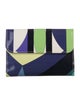 Emilio Pucci Patent Leather Printed Compact Wallet