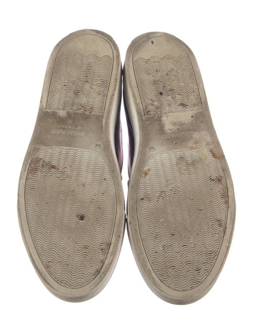 Emilio Pucci Leather Printed Sneakers