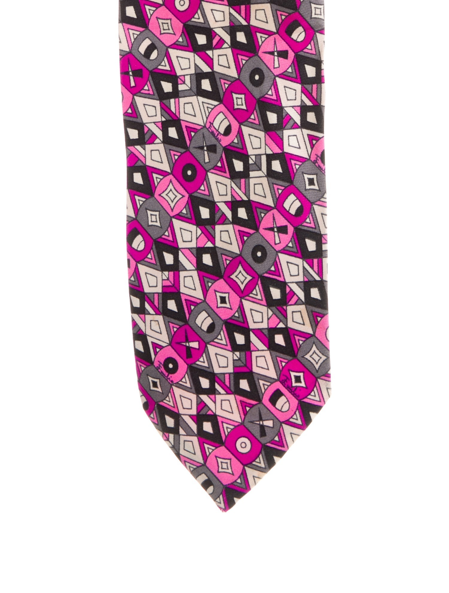 Emilio Pucci Patterned Silk Tie