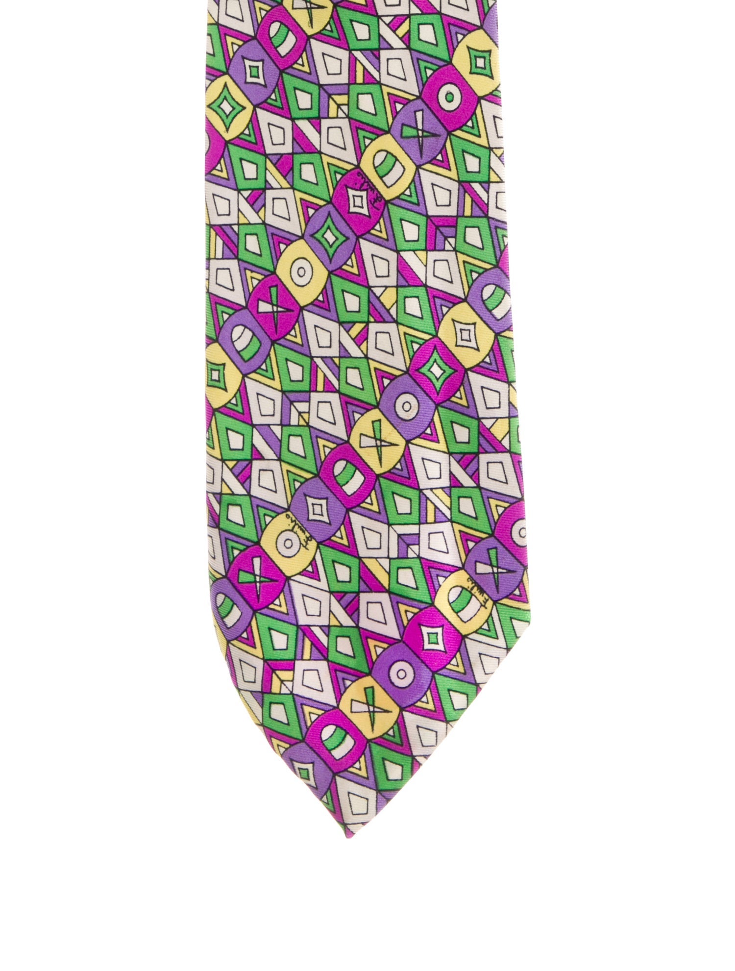 Emilio Pucci Printed Silk Tie