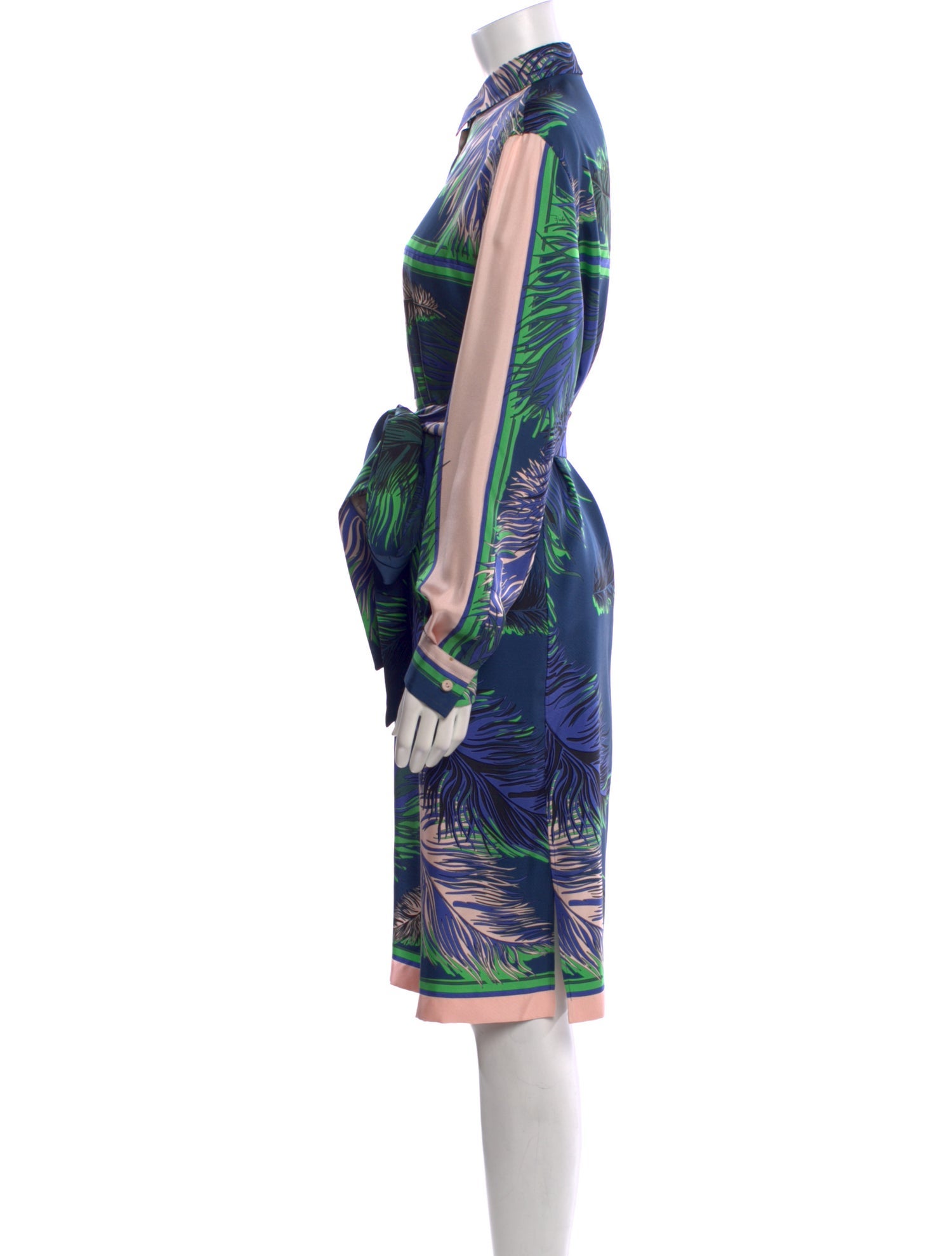 Emilio Pucci Silk Midi Length Dress