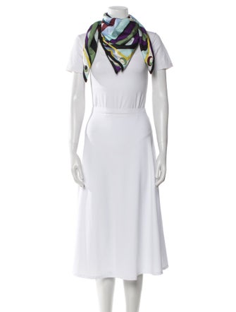 Emilio Pucci Silk Printed Scarf